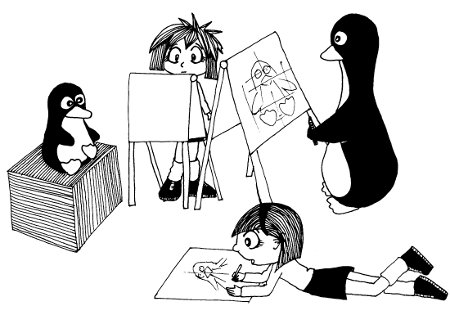 Рисуем Пингвина